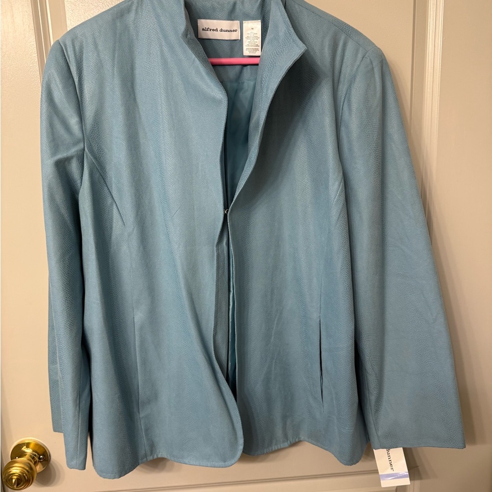 Alfred Dunner Women's Blue Jacket